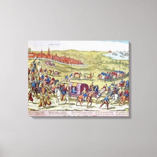 Toile Le duc d'Alba, rappelé en Espagne (Recto)