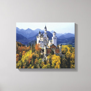 Toile Le fantaisiste Neuschwanstein est l'un des trois