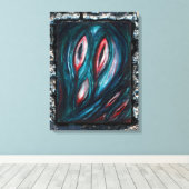 Toile Le fantôme de la solitude (Insitu (Plancher de Bois))