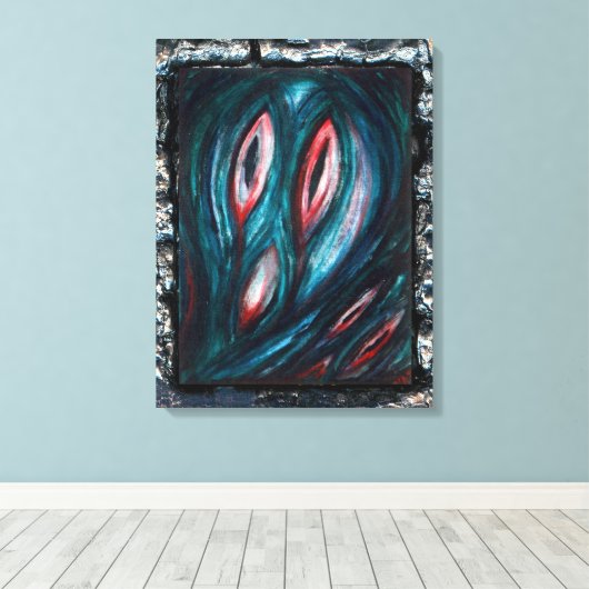 Toile Le fantôme de la solitude (Insitu (Plancher de Bois))