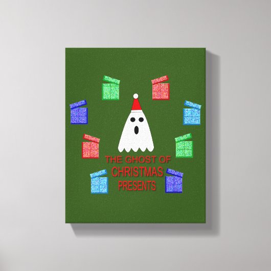 Toile Le fantôme de Noël présente drôle (Recto)