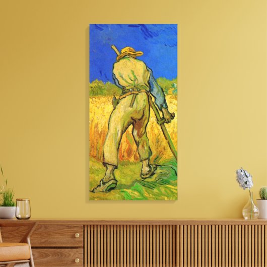 Toile Le Faucheur (d'après Millet) par Vincent van Gogh (Insitu(Salon))
