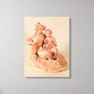 Toile Le faune féminin avec son enfant