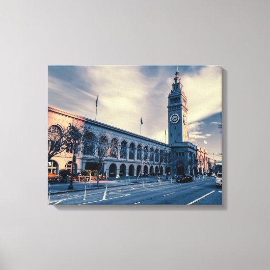 Toile Le Ferry Building de San Francisco (Recto)
