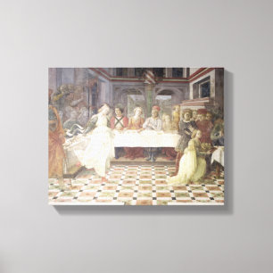 Toile Le festin de Herod (fresque) (voyez également