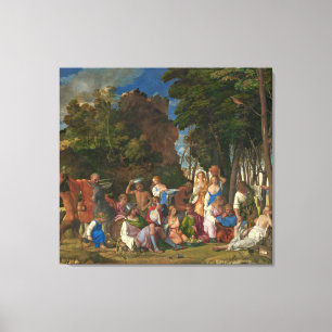 Toile Le festin des dieux, 1514 - 29 (huile sur la