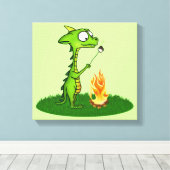 Toile Le feu de dragon (Insitu (Plancher de Bois))