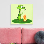 Toile Le feu de dragon (Insitu(Salon))