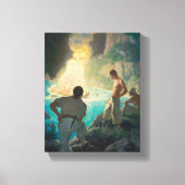 Toile Le feu de la générosité par Newell Convers Wyeth (Recto)