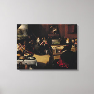 Toile Le fils prodigue avec les courtisanes