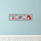 Toile Le Flash | Équation Flash (Insitu (Plancher de Bois))