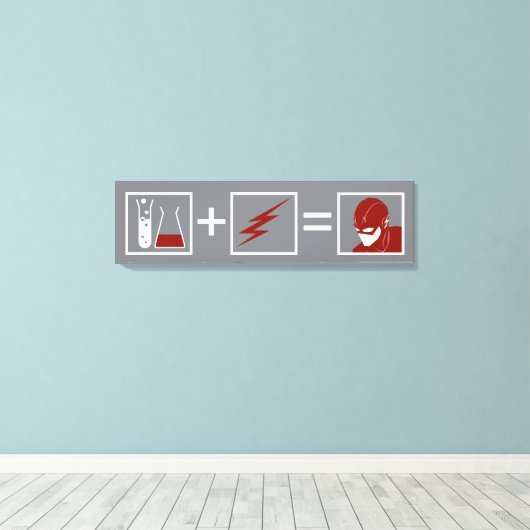 Toile Le Flash | Équation Flash (Insitu (Plancher de Bois))