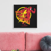 Toile Le Flash | Graphique "Le Temps D'Un Héros" (Insitu(Salon))