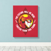 Toile Le Flash | "L'Avenir Sera Là" (Insitu (Plancher de Bois))