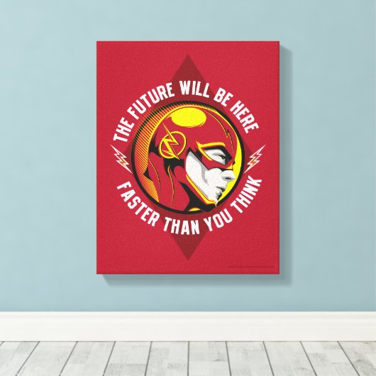 Toile Le Flash | "L'Avenir Sera Là" (Insitu (Plancher de Bois))