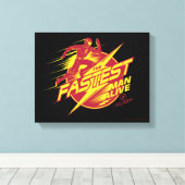 Toile Le Flash | L'Homme Le Plus Rapide Vit (Insitu (Plancher de Bois))