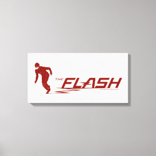 Toile Le Flash Logo du nom du super héros