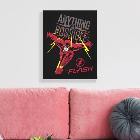 Toile Le Flash | "Tout est possible" (Insitu(Salon))