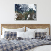 Toile Le fleuve Mackenzie se jette dans la baie Mackenzi (Insitu(Chambre))