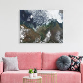 Toile Le fleuve Mackenzie se jette dans la baie Mackenzi (Insitu(Salon))