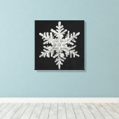 Toile Le flocon de neige de Wilson Bentley (Insitu (Plancher de Bois))