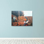 Toile Le Foyer du Patrimoine (Insitu (Plancher de Bois))