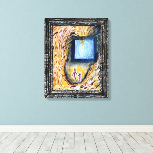 Toile Le Gardien (Insitu (Plancher de Bois))