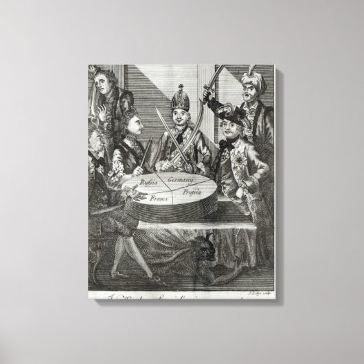 Toile Le gâteau à la plombe polonaise, c.1772 (Recto)
