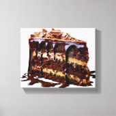 Toile Le gâteau au chocolat multi-couches indulgent de S (Recto)