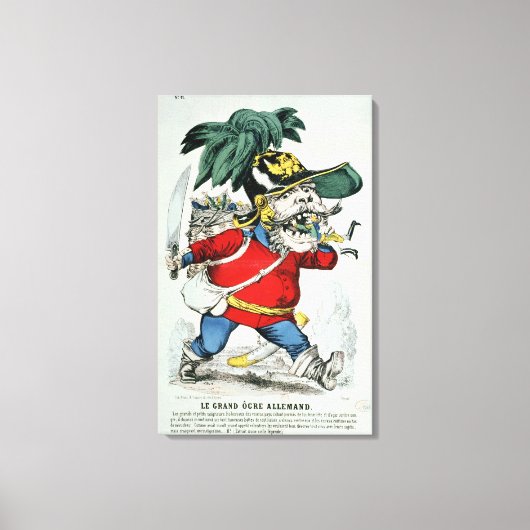Toile Le géant allemand Ogre (Recto)