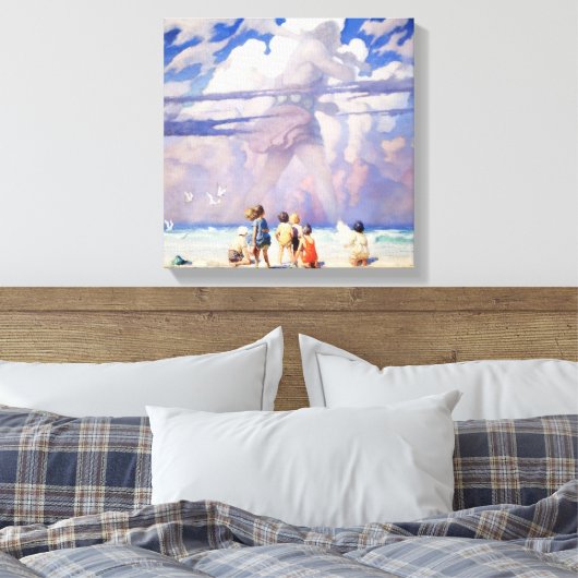 Toile "Le géant" Fairy Art par NC Wyeth (Insitu(Chambre))