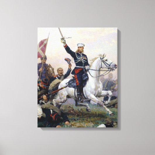 Toile Le général M.D. Skobselev dans le russo-turc (Recto)