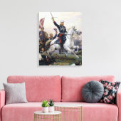 Toile Le général M.D. Skobselev dans le russo-turc (Insitu(Salon))