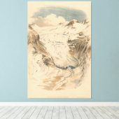 Toile Le glacier du Rhône. Suisse (Insitu (Plancher de Bois))