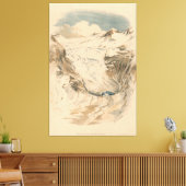 Toile Le glacier du Rhône. Suisse (Insitu(Salon))