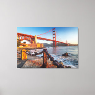 Toile Le Golden Gate Bridge depuis Fort Point