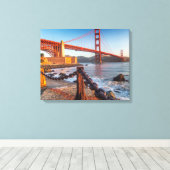 Toile Le Golden Gate Bridge depuis Fort Point (Insitu (Plancher de Bois))