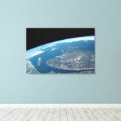 Toile Le Golfe Du Saint-Laurent Et Le Canada. (Insitu (Plancher de Bois))