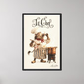 Toile Le gourmet phacochère (Recto)