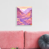 Toile Le Grand Canyon | Aquarelle du parc national (Insitu(Salon))