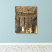 Toile Le Grand Escalier du Palais de Kensington De Pyne (Insitu (Plancher de Bois))