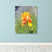 Toile Le grand jaune. (Insitu (Plancher de Bois))