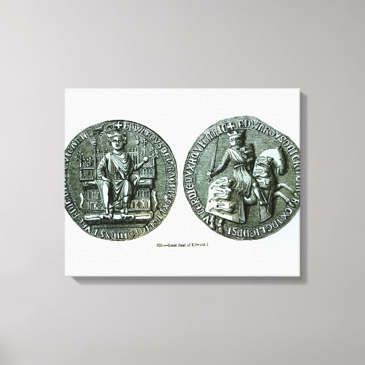 Toile Le grand sceau d'Edward Ier (Recto)