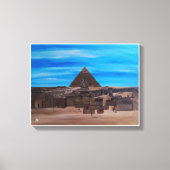 Toile Le Grand Sphinx et la Pyramide de Khafre (Recto)
