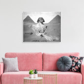 Toile Le Grand Sphinx & Pyramides, 1878 (Insitu(Salon))