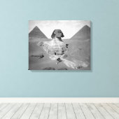 Toile Le Grand Sphinx & Pyramides, 1878 (Insitu (Plancher de Bois))