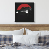 Toile Le graphique Batman & Batmobile (Insitu(Chambre))
