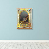 Toile Le graphique maçonnique (Insitu (Plancher de Bois))