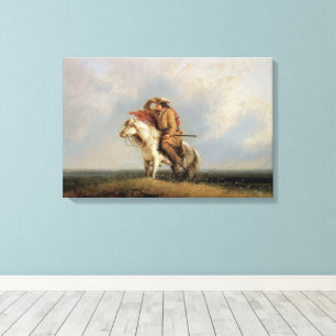 Toile Le Greenhorn perdu, perdu dans la prairie par Mill