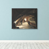 Toile Le grenier d'un musée (Insitu (Plancher de Bois))